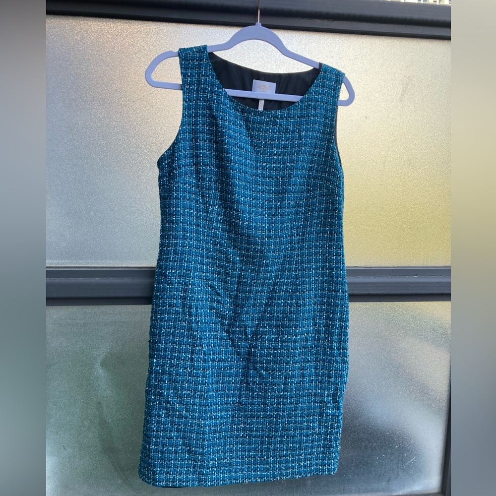 Laundry by Shelli Segal Blue Sleeveless Sheath Dress size 10